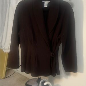 Chic Dark Brown Women's Blazer